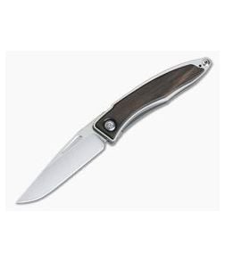 Chris Reeve Mnandi Macassar Ebony Wood Gentleman's Titanium Frame Lock Folder 005 - CRK-MNA-1016-005 1