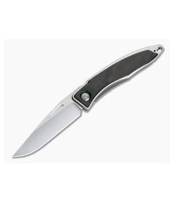 Chris Reeve Mnandi Macassar Ebony Wood Gentleman's Titanium Frame Lock Folder 009 - CRK-MNA-1016-009 1