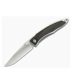 Chris Reeve Mnandi Macassar Ebony Wood Gentleman's Titanium Frame Lock Folder 011 - CRK-MNA-1016-011 1