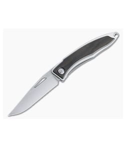 Chris Reeve Mnandi S45VN Macassar Ebony Wood Inlaid Titanium Dress Carry Folder 013 - CRK-MNA-1016-013 1