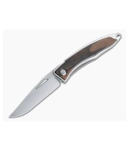 Chris Reeve Mnandi S45VN Macassar Ebony Wood Inlaid Titanium Dress Carry Folder 017 - CRK-MNA-1016-017 1
