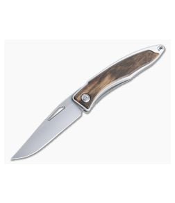 Chris Reeve Mnandi S45VN Macassar Ebony Wood Inlaid Titanium Dress Carry Folder 018 - CRK-MNA-1016-018 1