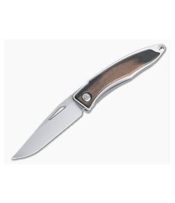 Chris Reeve Mnandi S45VN Macassar Ebony Wood Inlaid Titanium Dress Carry Folder 020 - CRK-MNA-1016-020 1