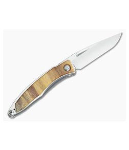Chris Reeve Mnandi Spalted Beech Wood Inlays Left Handed 1025 - CRK-MNA-1025 1
