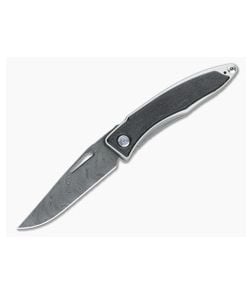 Chris Reeve Mnandi Bog Oak Boomerang Damascus Frame Lock Folder 003 - CRK-MNA-1116-003 1
