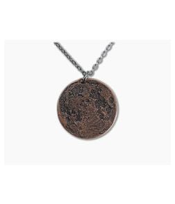 Shire Post Mint Super Blood Moon 1.5" Copper Pendant Chain Necklace - SPM-MOON-2-CO-P 1