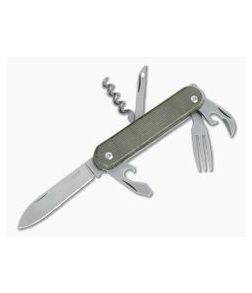 MKM Malga 6 M390 Multi-Tool Green Micarta MP06-GC - MKM-MP06-GC 1