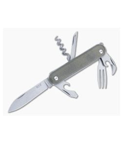 MKM Malga 6 MagnaCut Multi-Tool Green Micarta MP06MAG-GC - MKM-MP06MAG-GC 1