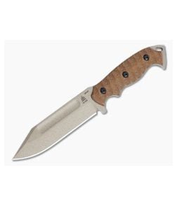 TOPS M-PAT Coyote Tan 1095 Canvas Micarta Tactical Fixed Blade MPAT-01 - TP-MPAT-01 1
