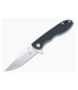 TOPS MSF-B Mini Scandi Folder Black G10 Handles Satin Elmax Clip Point Blade - TP-MSFB-01 1