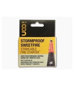 UCO Gear Stormproof Sweetfire Strikeable Fire Starter - 8 Pack - UCO-MT-SM-SF8P 1