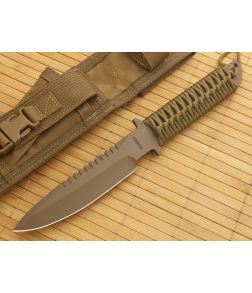 Strider MT-SS Desert Cerakote with Coyote Cord Wrap - SK-MT-SS-02 1