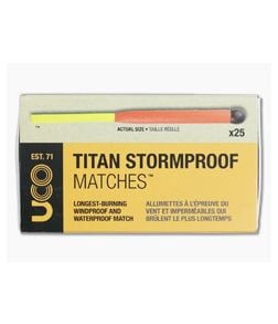 UCO Titan Stormproof Matches (25 Pack) - UCO-MT-TSM1 1