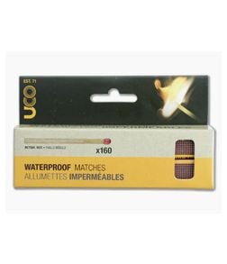 UCO Gear Waterproof Matches - 160 Matches - UCO-MT-WAT-4PK-12S 1