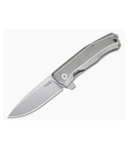 LionSteel Myto Satin M390 Gray Titanium Frame Lock Flipper MT01-GY - LS-MT01-GY 1