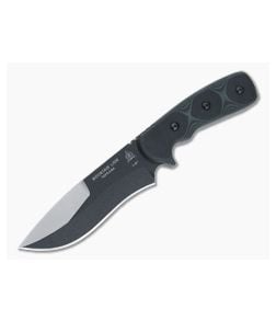 TOPS Mountain Lion Black 1095 Green & Black G10 Fixed Blade - TP-MTLN01 1