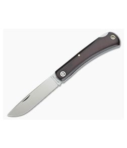 Smith & Sons Mudbug Lockback Maroon Linen Micarta - SS-MUDBUG-MLM 1
