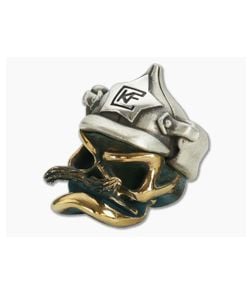 CKF Custom Knife Factory Mustache Soldier Bronze & Silver Bead - CKF-MUSTACHE-SOLDIER 1