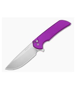 Protech Mordax Solid Purple Handle Stonewash Magnacut - PT-MX101-PURPLE 1