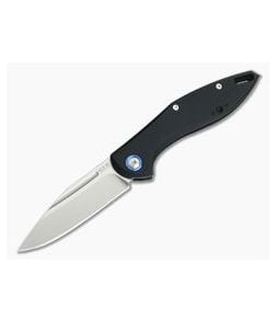 MKM Mikita Burnley Fara Black Aluminum M390 Slip Joint Folder MY01-A - MKM-MY01-A 1