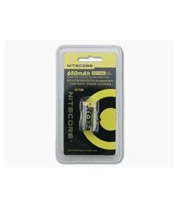 NiteCore CR123A 650mAh Rechargeable Battery - NC-NL166 1