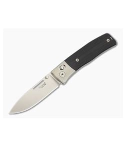 LionSteel NiNi Titanium Bolster Black G10 M390 Crossbar Lock - LS-NN2-GBK 1