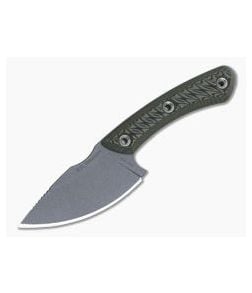 RMJ Tactical Nomad Skinner 52100 Dirty Olive Hunting Fixed Blade - RMJ-NOMAD-DO 1