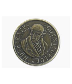 Shire Post Mint Nosferatu Count Orlok Coin Brass - SPM-NOS-BR 1