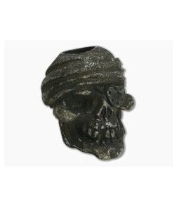 Schmuckatelli One-Eyed Jack Skull Bead Black Oxidized - ST-OJB 1
