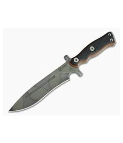 TOPS Knives Operator 7 Camo Tactical Fixed Blade Layered G10 and Micarta - TP-OP7-01-CAMO 1