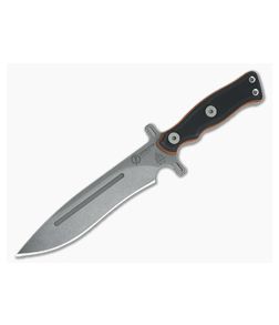 TOPS Knives Operator 7 Tactical Fixed Blade Layered G10 and Micarta - TP-OP7-01 1