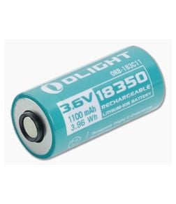 Olight 183C11 Customized 18350 1100mAh Lithium Ion (Li-ion) Battery - OL-ORB-183C11 1