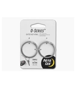 Nite Ize O-Series Stainless Steel Gated Key Ring (2 Pack) OS-11-2R6 - NI-OS-11-2R6 1