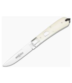 Northfield P74 Stingray Fixed Blade Ivory Linen Micarta - GEC-P74525-ILM 1