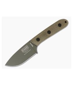 ESEE Pacaya CPM-3V OD Green Cerakote Micarta Fixed Blade - ESEE-PACAYA3V-OD 1