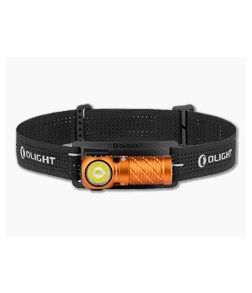 Olight Perun 3 Mini Orange (Cool White) 16340 Headlamp Right-Angle Flashlight - OL-PERUN-3-MINI-ORG 1