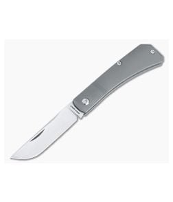 Jack Wolf Knives Pioneer Jack Slip Joint Knife Smooth Titanium PIONE-01-TI-SMOOTH - JWK-PIONE-01-TI-SMOOTH 1