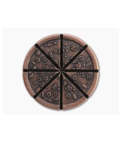 Shire Post Mint Pizzas of Eight Supreme Pizza Copper Breakable Coin - SPM-PIZZA-CO-CUT 1