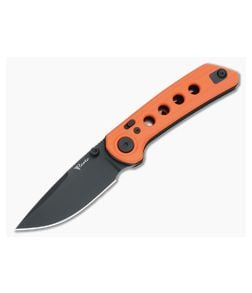 Reate PL-XT Pivot Lock Orange G10 Black PVD Nitro-V - RK-PL-XT-ORG-PVD 1