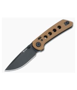 Reate PL-XT Pivot Lock Tan G10 Black PVD Nitro-V - RK-PL-XT-TAN-PVD 1