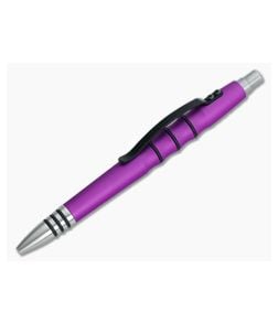 Tuff-Writer Precision Press Series Purple Ink Pen - TW-PPP-AL-PUR 1