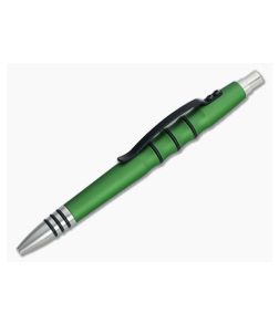 Tuff-Writer Precision Press Series Green Ink Pen - TW-PPP-AL-SAT-GRN 1