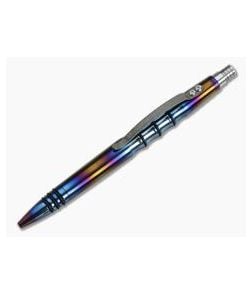 Tuff-Writer Precision Press Flamed Titanium Pen - TW-PPP-TI-FL 1