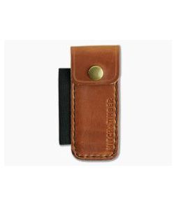 Hitch & Timber Proper Belt Sheath with Pen Holder English Tan Leather - HT-PROPERBELT-ET 1