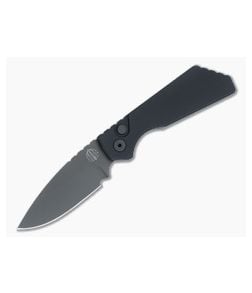 Protech PT Plus Automatic Black Aluminum Handles Black DLC MagnaCut Drop Point PT203 - PT-PT203 1