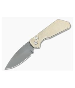 Protech PT Plus Smoky Grey MagnaCut Auto Solid Bronze Aluminum PT232 - PT-PT232 1