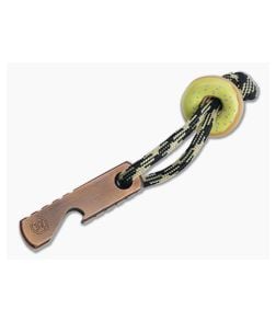 Qerim 37 Baby Hippo Copper Bottle Opener Antiqued with Doughnut Lanyard 006 - QRM-006 1