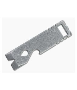 Qerim 37 V2 Worker Titanium Pry Tool Japanese "Seigaiha" Wave Engraved 010 - QRM-010 1