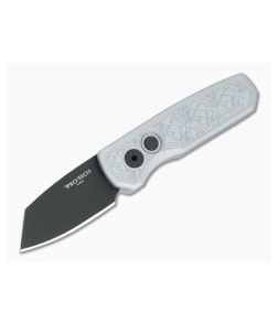 Protech Runt 5 Auto Nexus Grey Handle Black DLC Reverse Tanto - PT-R5203-GREY-NEXUS 1