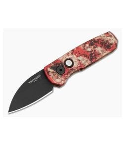 Protech Runt 5 Auto Crimson Tiger Camo DLC Wharncliffe - PT-R5303-CTC 1